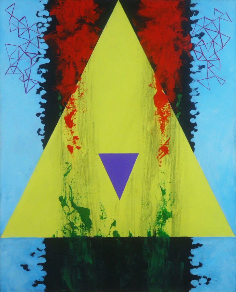 k k 05 la instituciÓn the institution acrílico sobre lienzo acrylic on canvas 100 x 81 cm